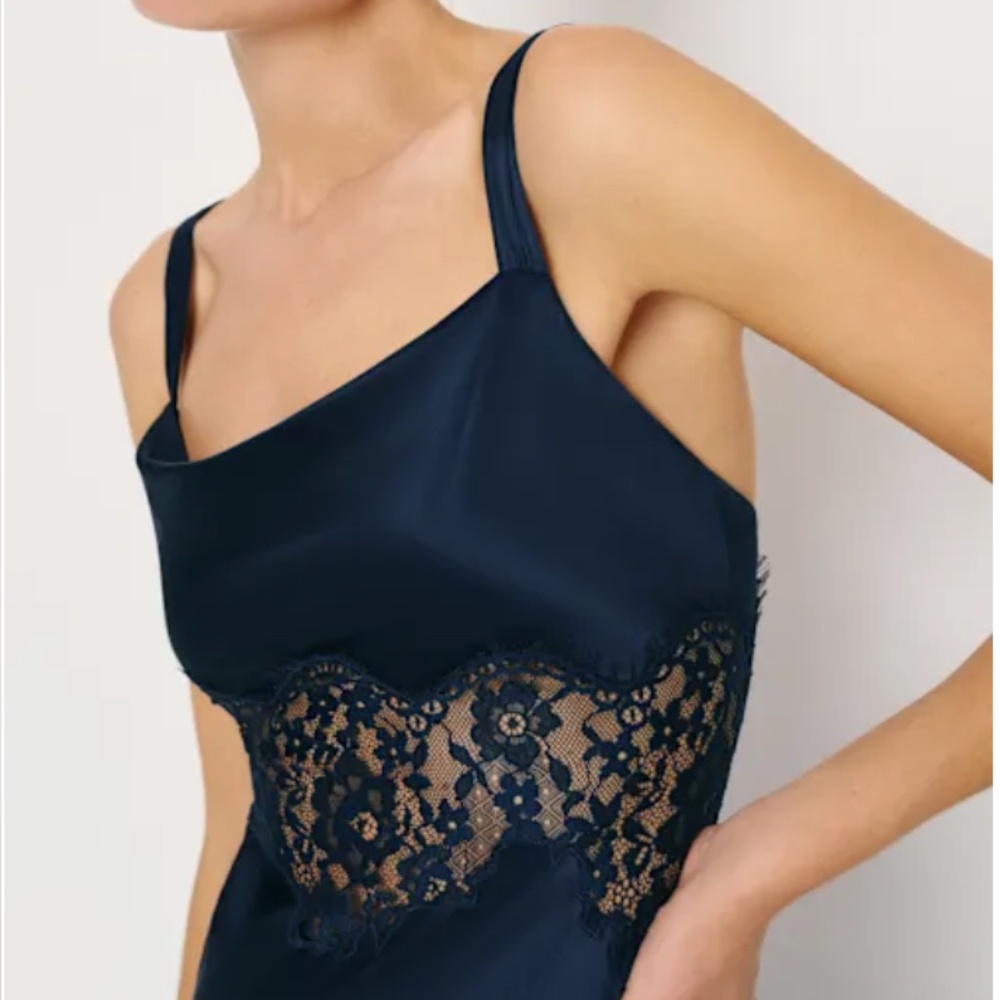 Reformation Evelyne Silk Lace Midi Dress - Picture 3 of 7
